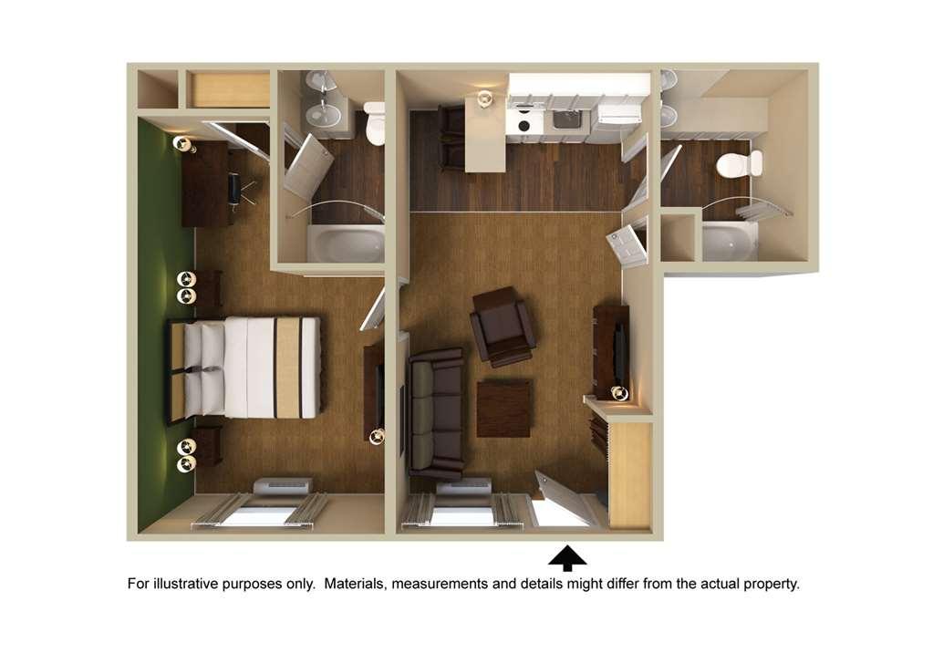 Extended Stay America Suites - San Diego - Sorrento Mesa Rum bild